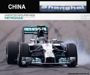 yapboz Nico Rosberg - Mercedes - 2014 Çin Grand Prix, gizli bilgi 2.